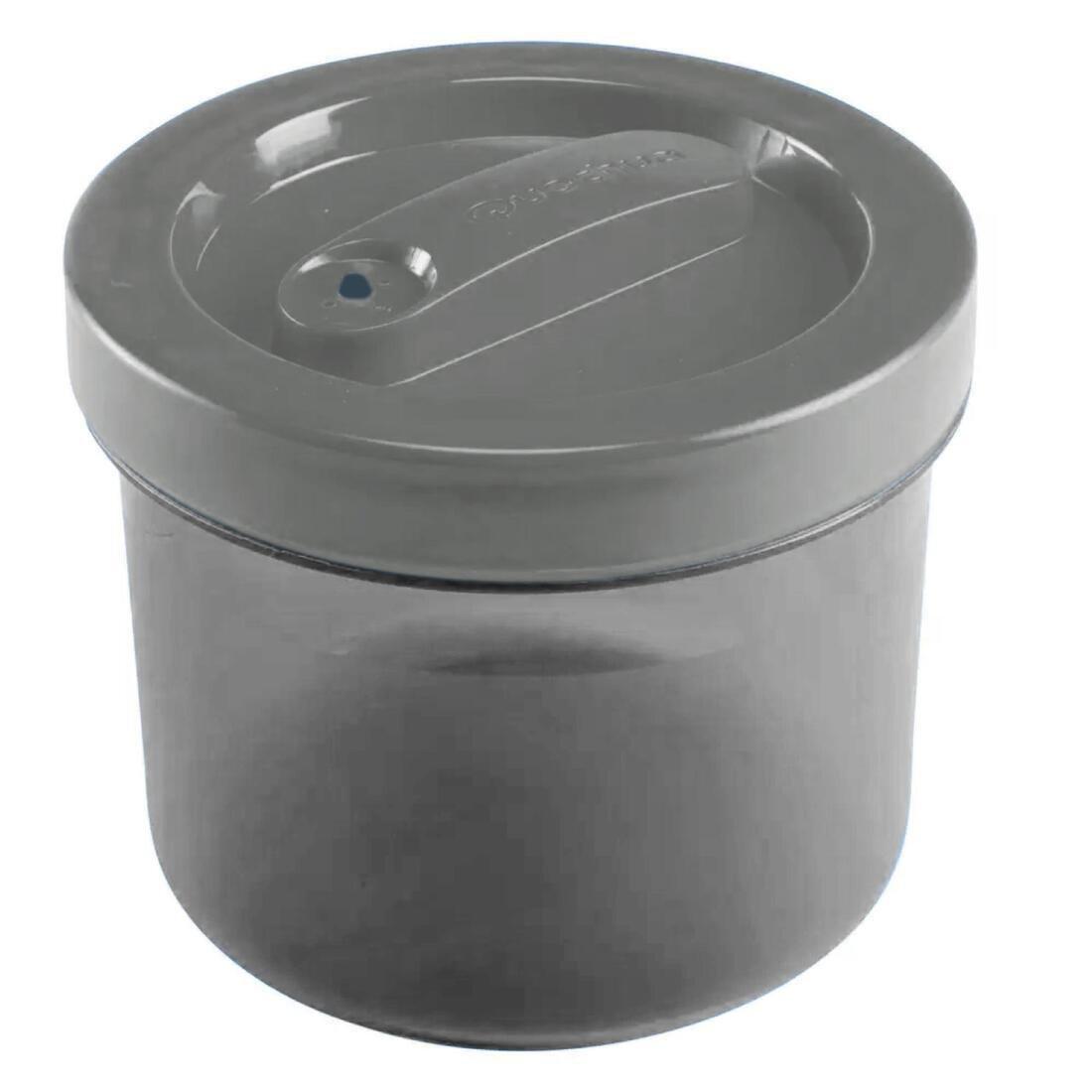 Airtight Food Box - 0.65 Litres, Grey, No Color, large image number 0
