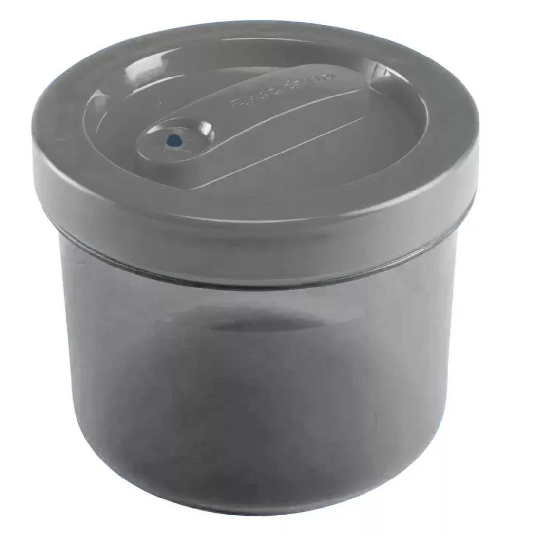 Airtight Food Box - 0.65 Litres, Grey, No Color, large image number 1