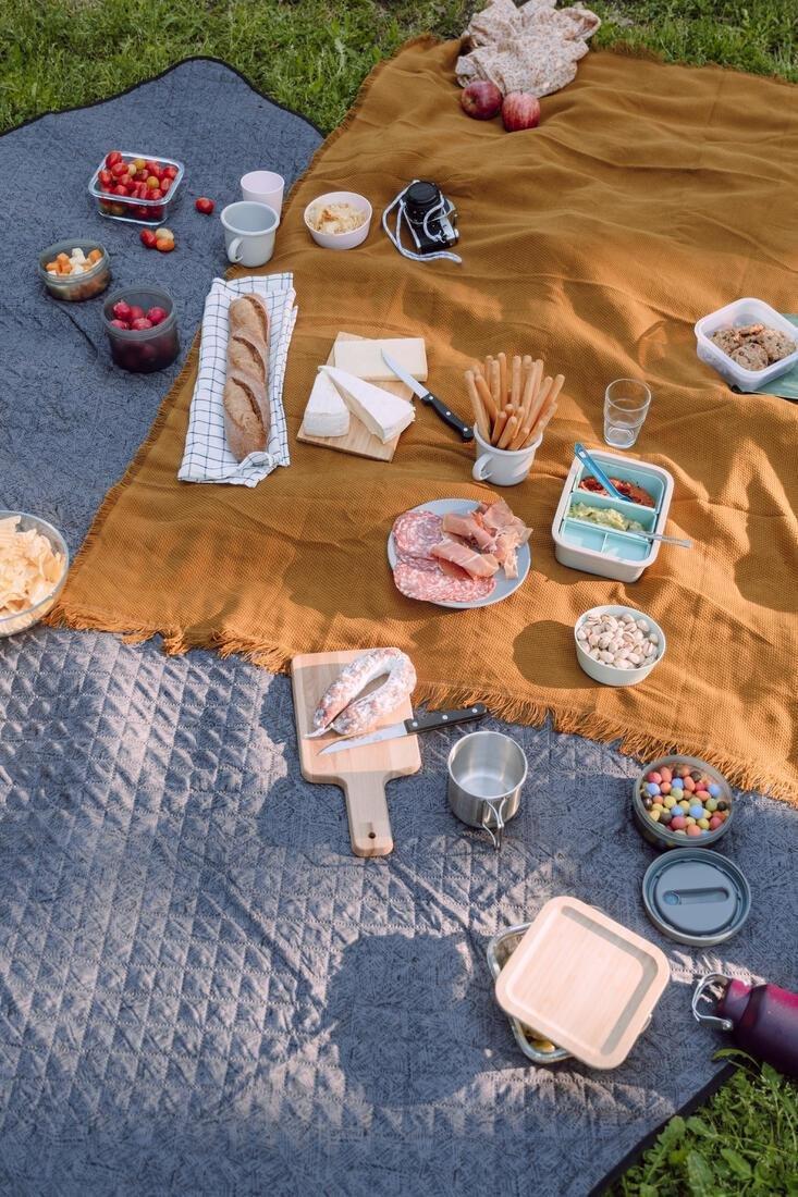 Airtight Food Box - 0.65 Litres, Grey, No Color, large image number 7