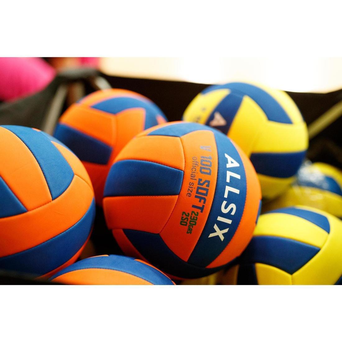 ALLSIX - 260-280 G Volleyball For Over-15S V100, Multicolour