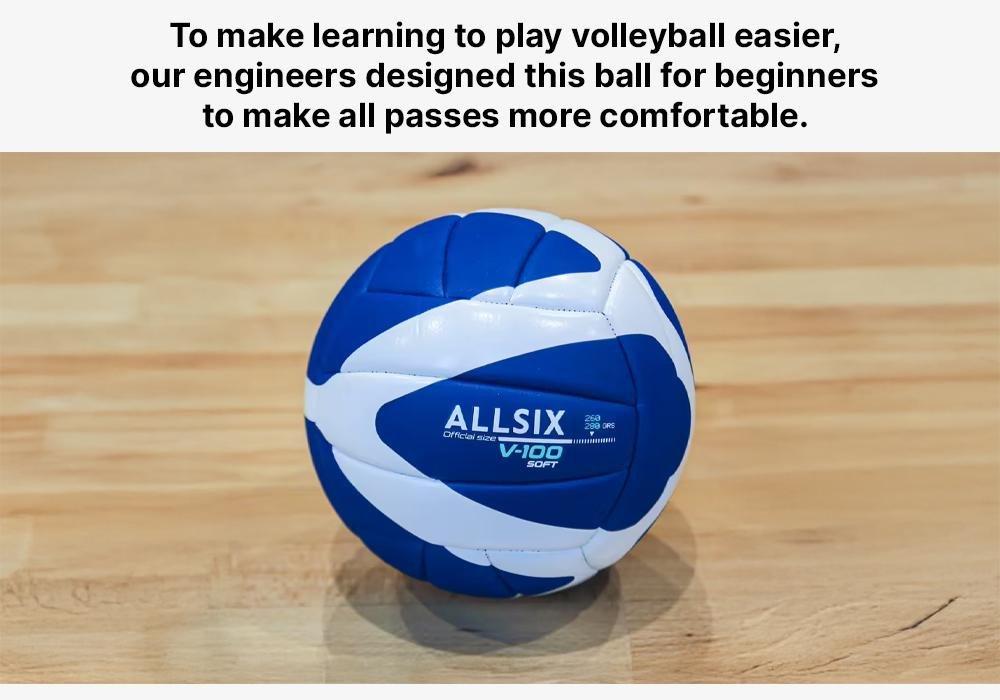 260-280 G Volleyball For Over-15S V100, Multicolour, No Color, large image number 13