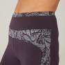 NYAMBA - Women Stretchy High-Waisted Cotton Fitness Leggings, Purple