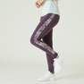 NYAMBA - Women Stretchy High-Waisted Cotton Fitness Leggings, Purple