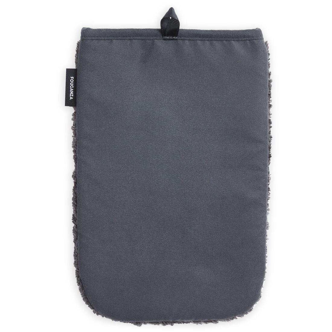 Microfibre Glove For Horse Riding Leather, Navy, No Color, medium