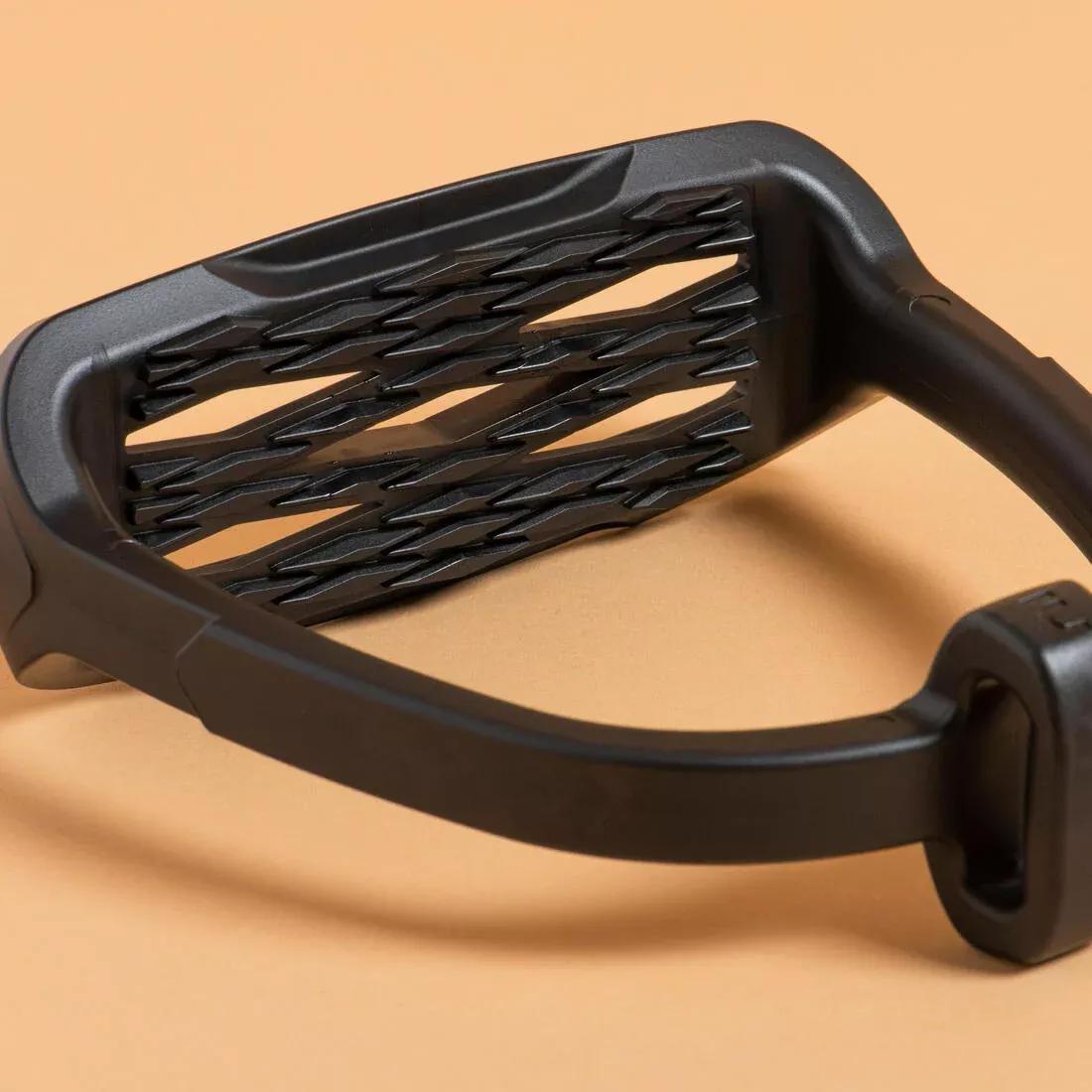 Kids Adult Horse Riding Stirrup - Irons 100, Black, No Color, large image number 0