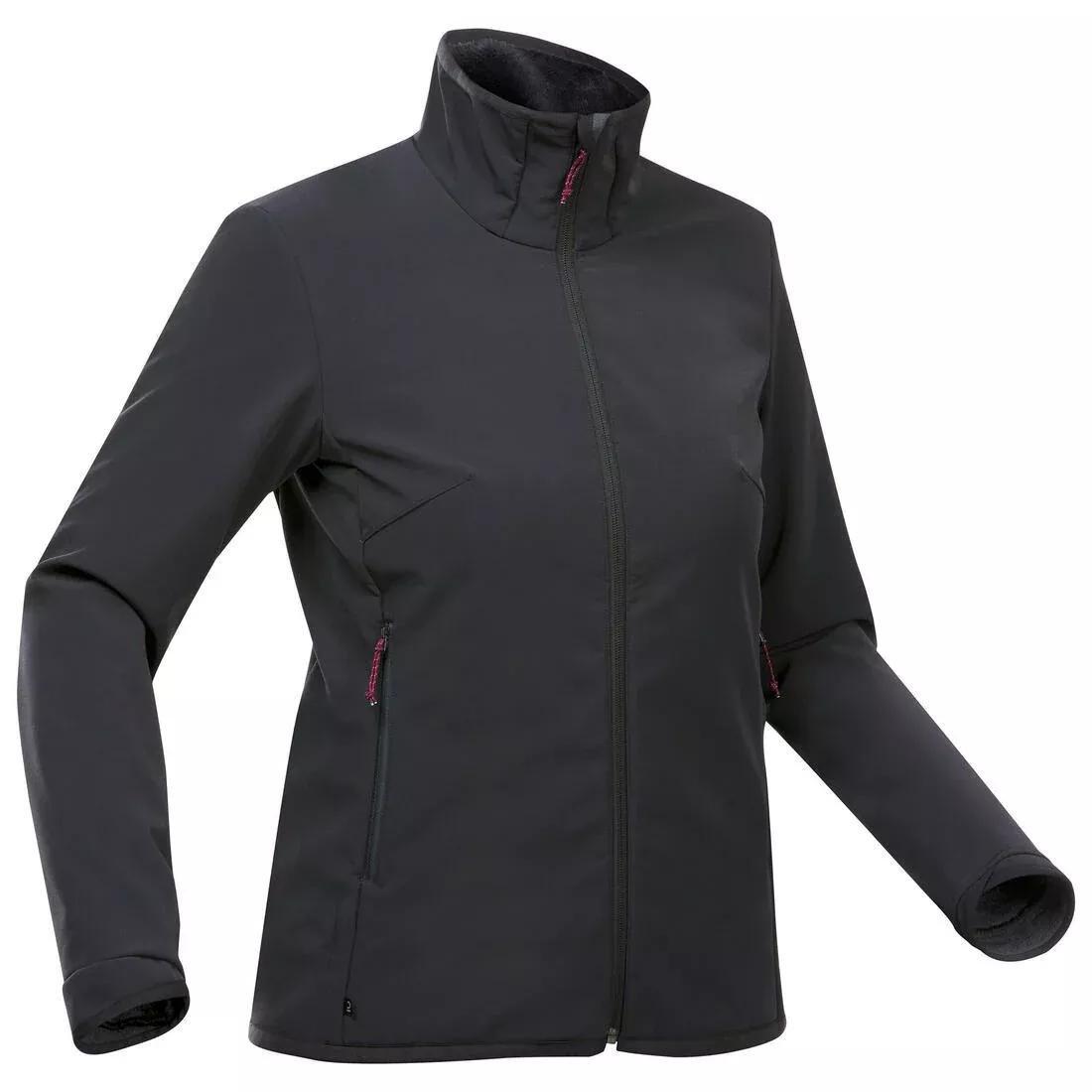 Women Windbreaker Jacket Mt100, Black, No Color, medium