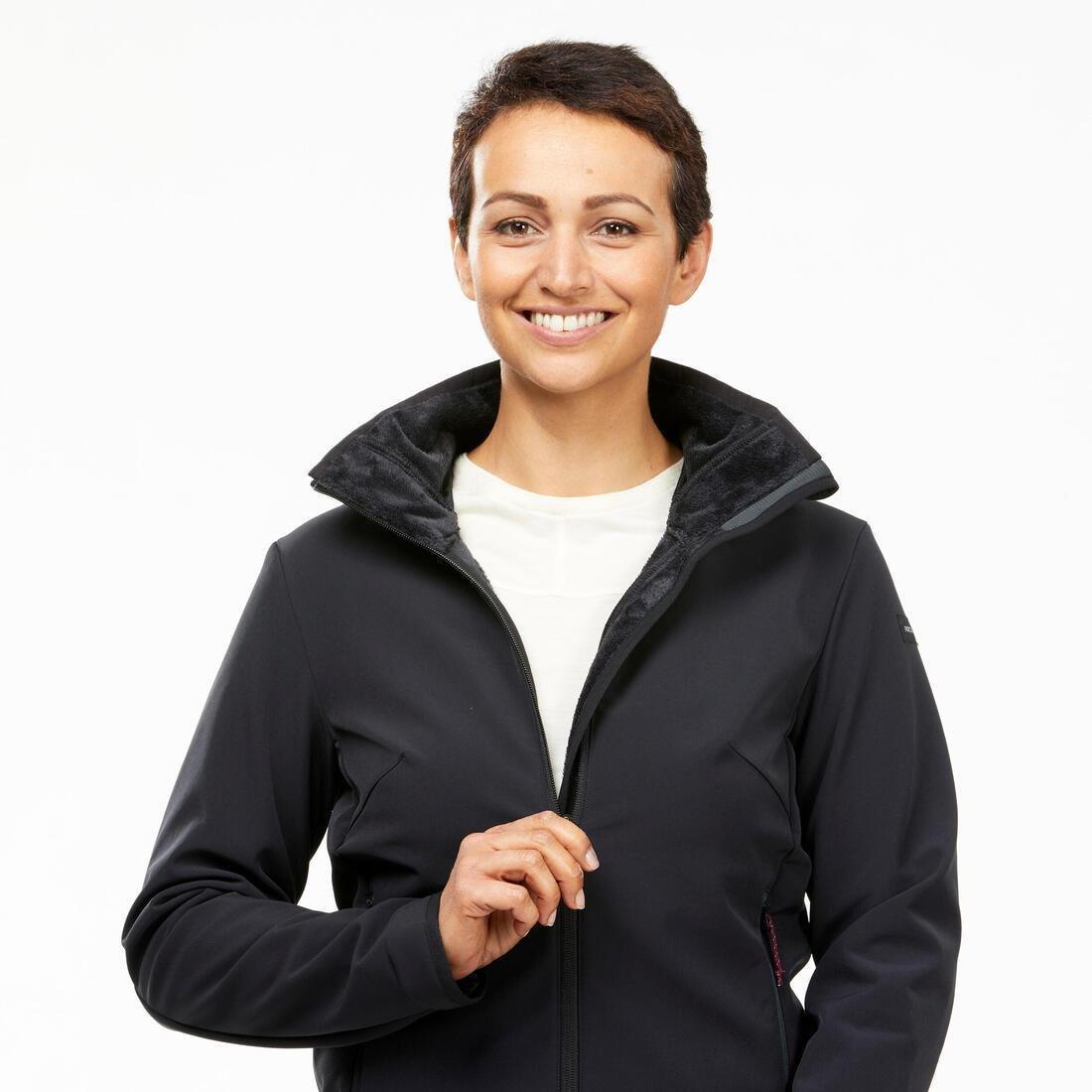 Women Windbreaker Jacket Mt100, Black, , large image number 3