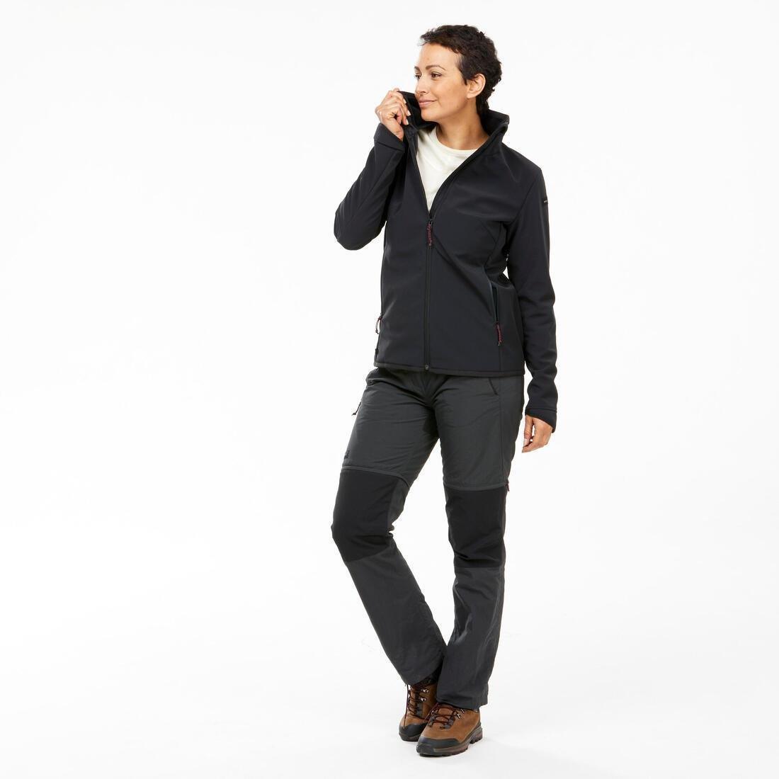 Women Windbreaker Jacket Mt100, Black, , large image number 7