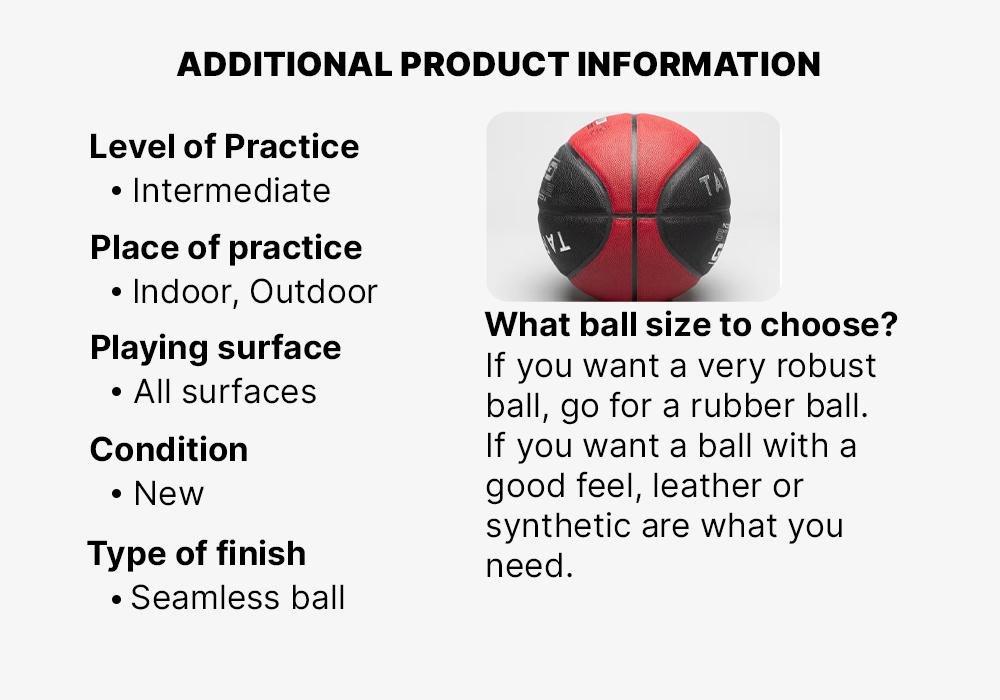 Bt500 Size 7 Grippy Basketball, Multicolour, No Color, large image number 16