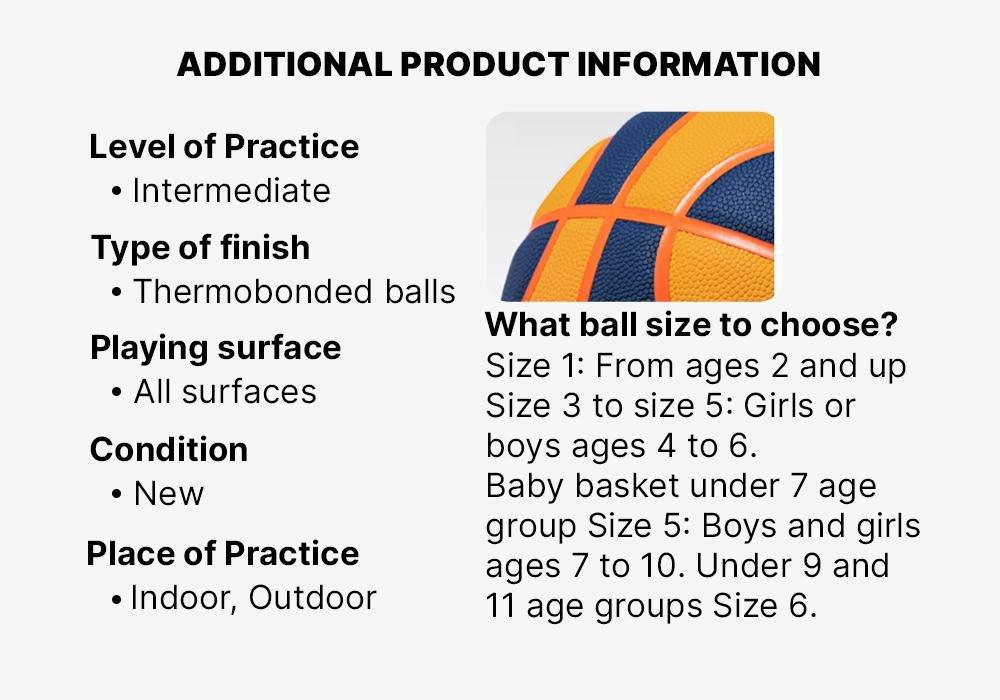 3X3 Size 6 Basketball - Bt 500, Multicolour, No Color, large image number 12