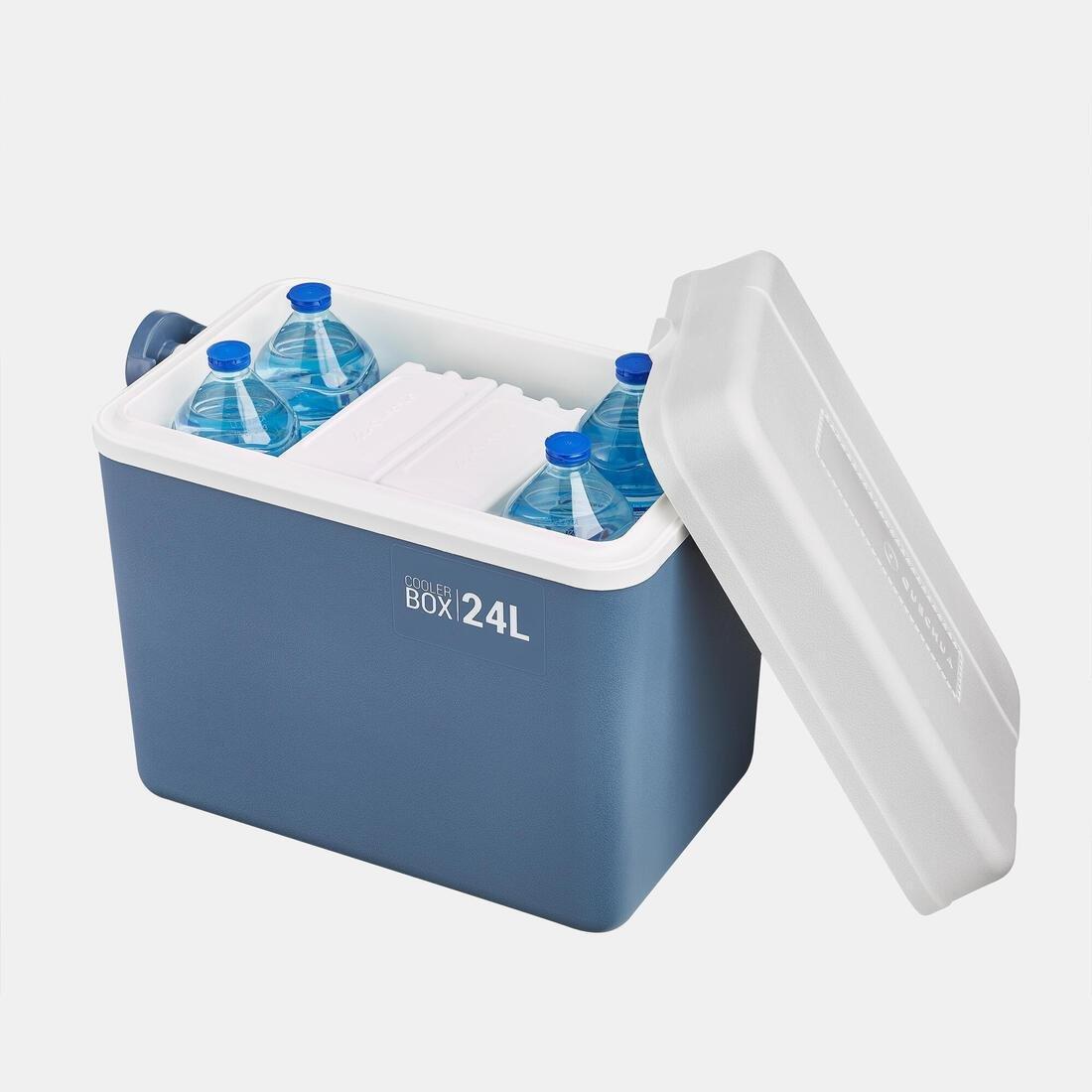 Camping Rigid Cooler  - 24 L, Blue, No Color, large image number 1