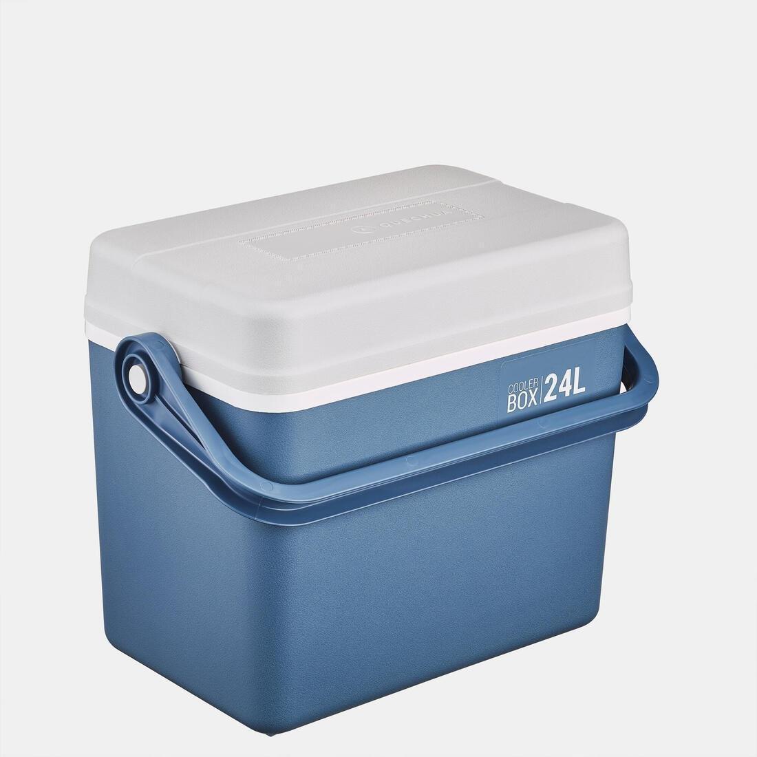 Camping Rigid Cooler  - 24 L, Blue, No Color, large image number 2