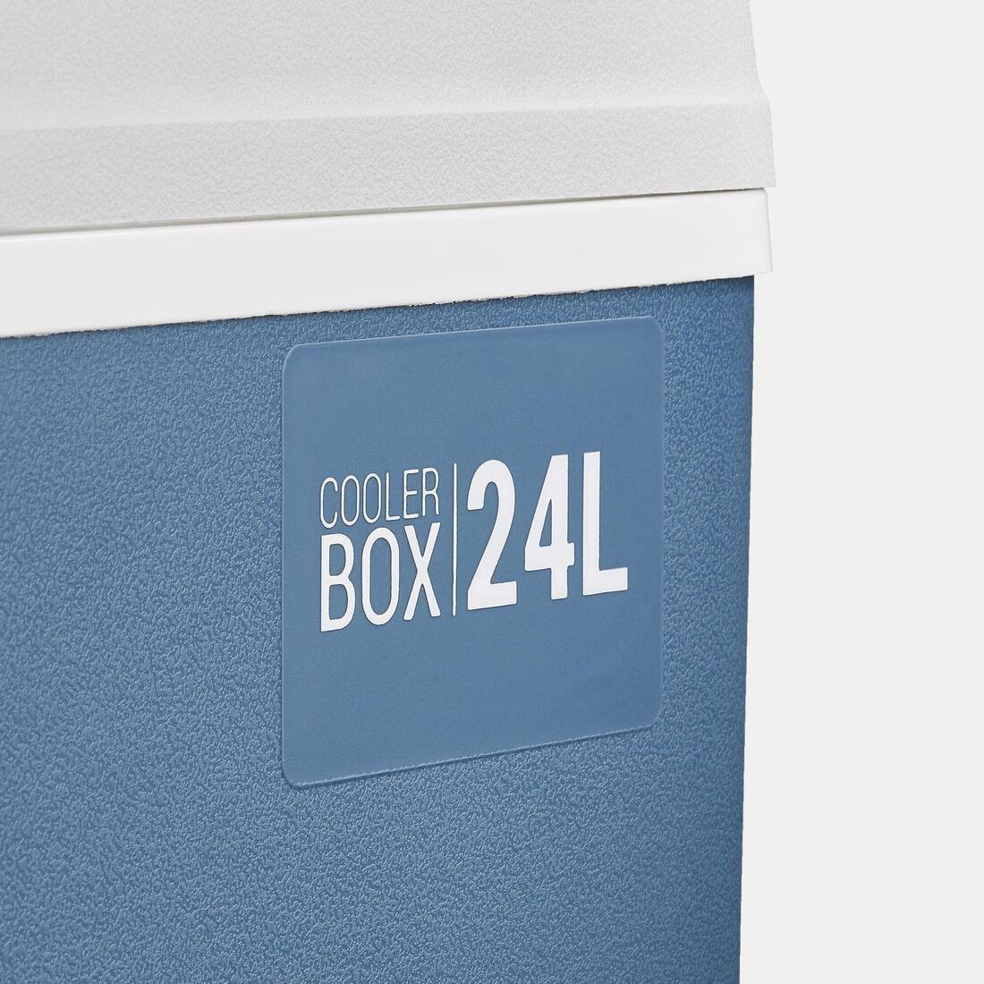 Camping Rigid Cooler  - 24 L, Blue, No Color, large image number 4