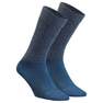 QUECHUA - Warm  Hiking Socks - Sh500 Ultra-Warm Mid - 2 Pairs, Blue