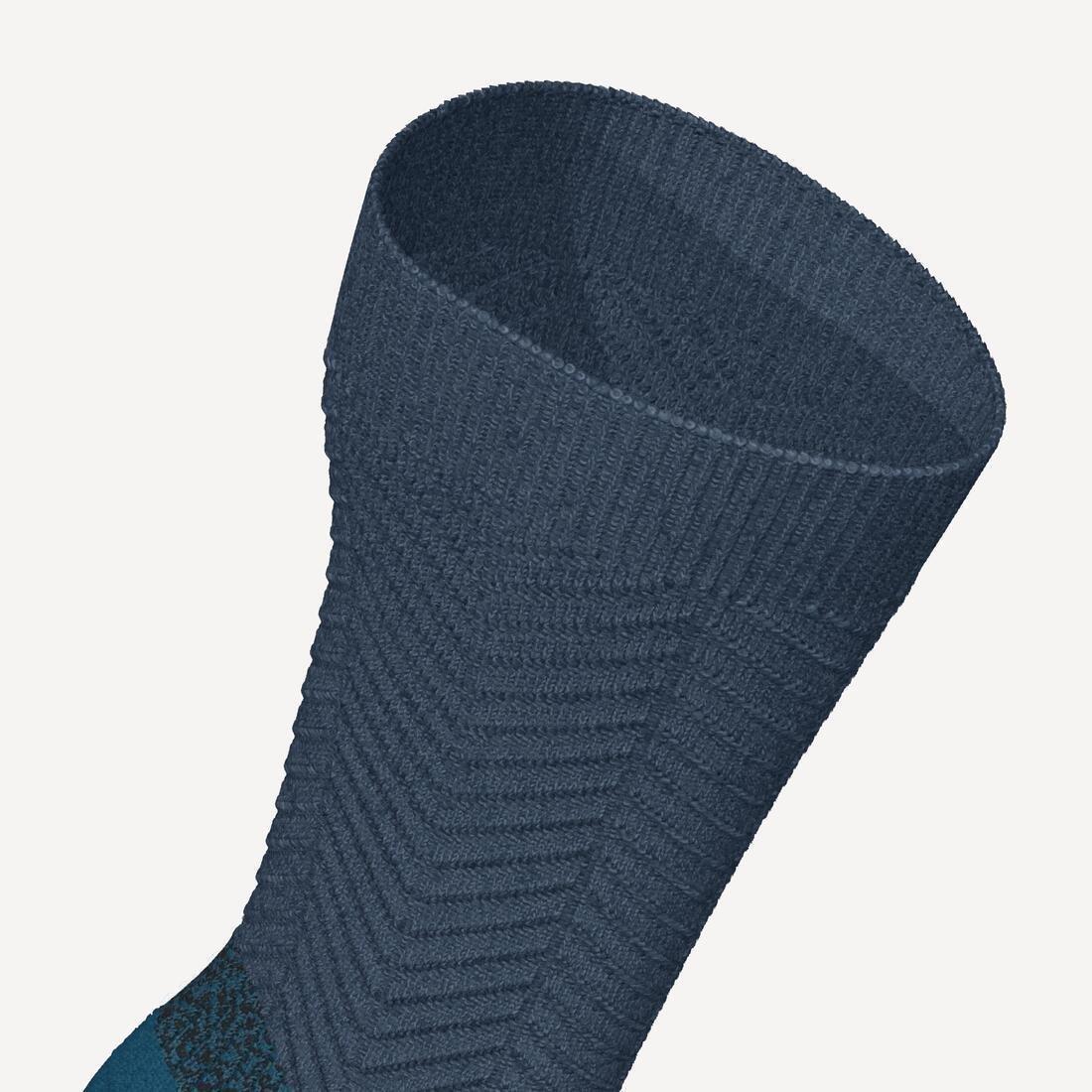 Warm  Hiking Socks - Sh500 Ultra-Warm Mid - 2 Pairs, Blue, , large image number 8