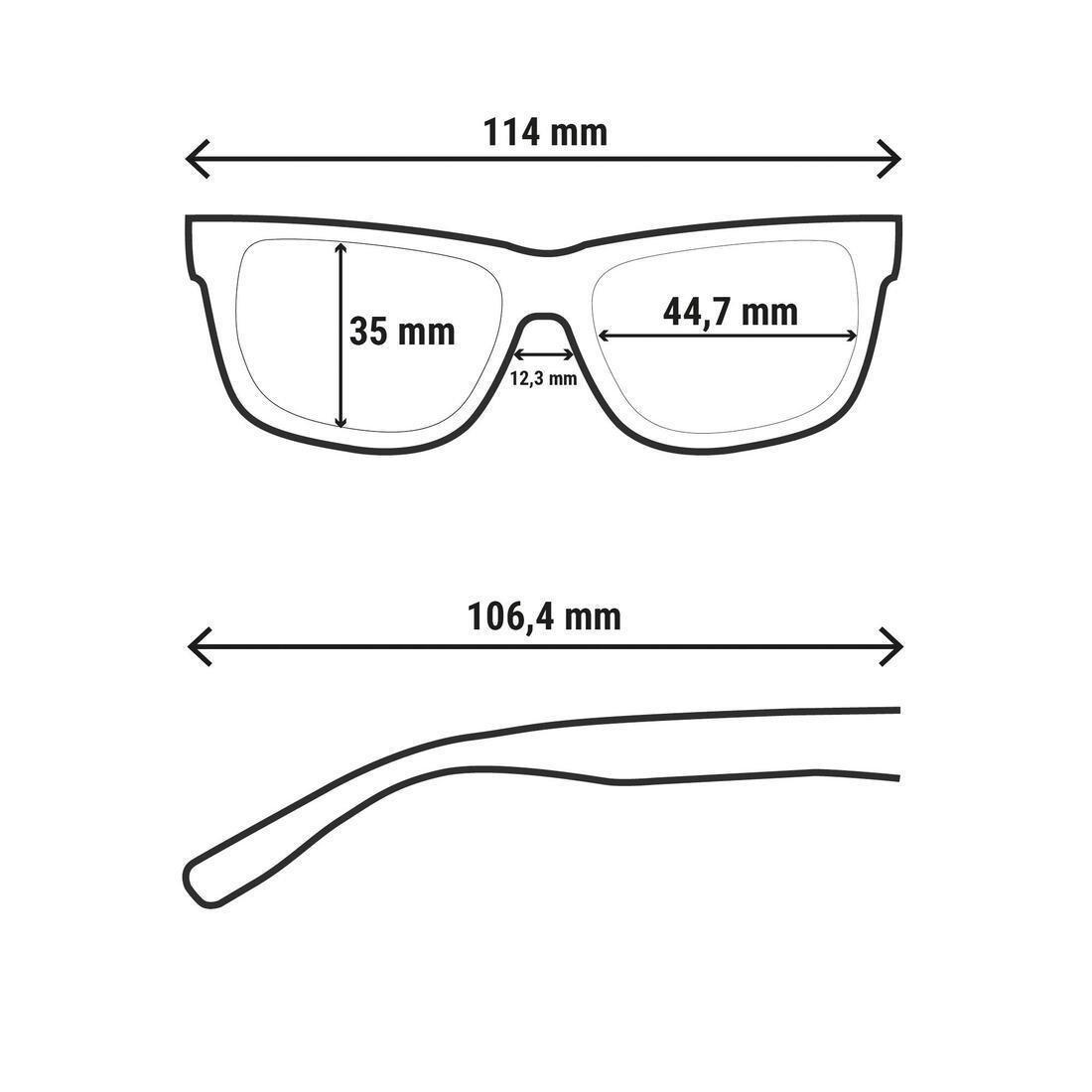 Kids Unisex Hiking Sunglasses - Mh B140 2 - 4 Years, Pink, No Color, large image number 7