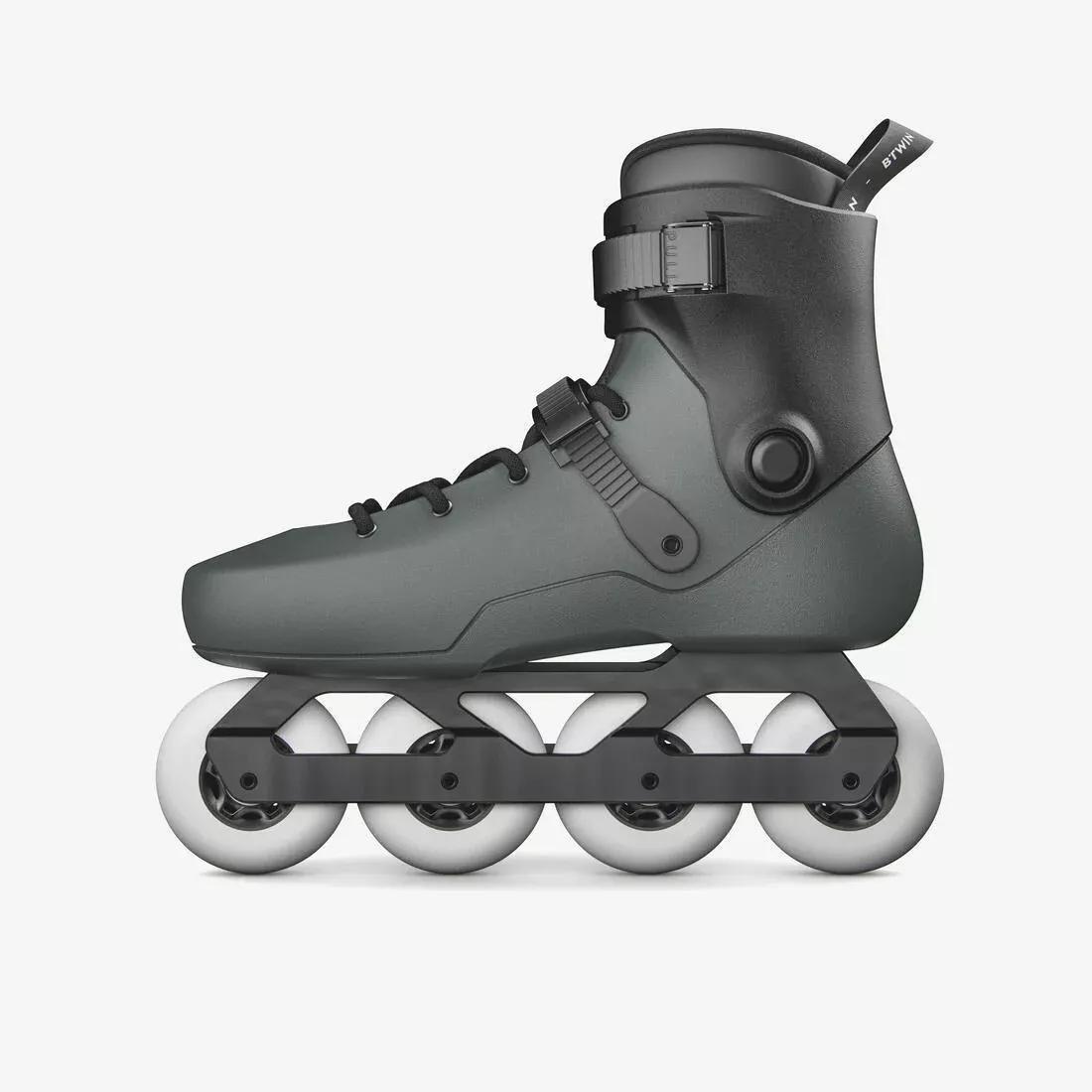 Adults Inline skating FREESKATE Hardboot - MF S 500, Black, No Color, large image number 4