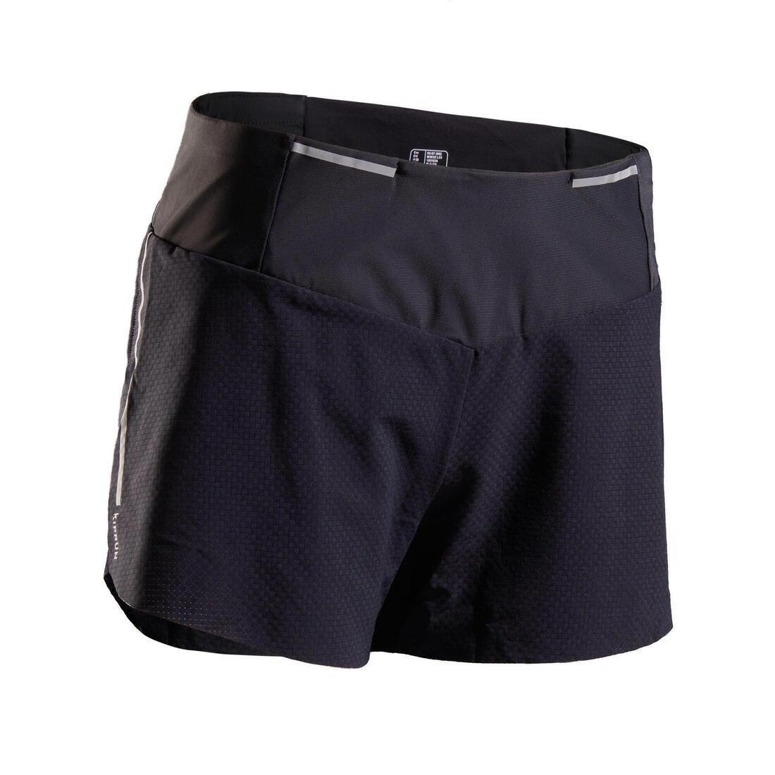 تسوق Women Kiprun Lightweight Running Shorts, Black KIPRUN