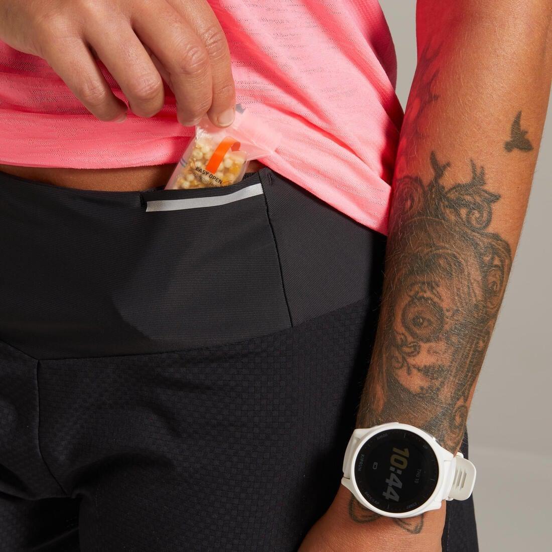 Women Kiprun Lightweight Running Shorts, Black, , large image number 3