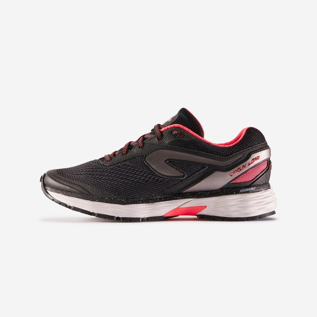 Women Long 2 Running Shoes, Black, No Color, medium
