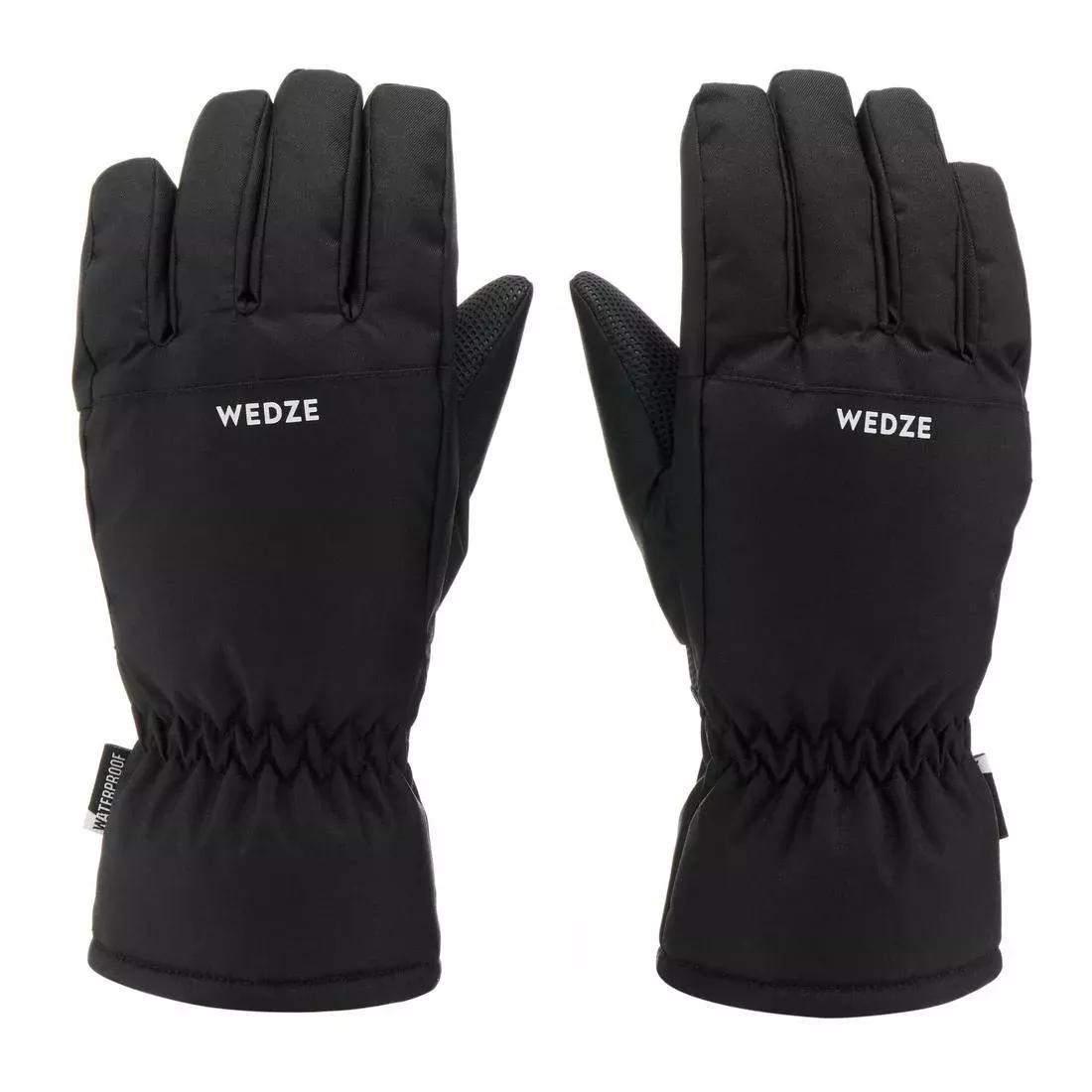Kids Unisex Ski Waterproof And Warm Gloves 100, Multicolour, No Color, large image number 8