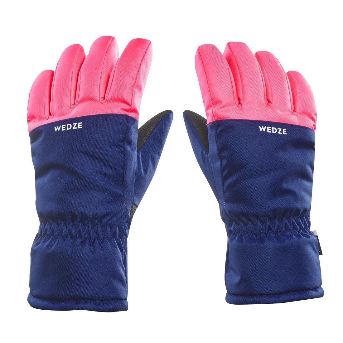 Kids Unisex Ski Waterproof And Warm Gloves 100, Multicolour, No Color, large image number 9