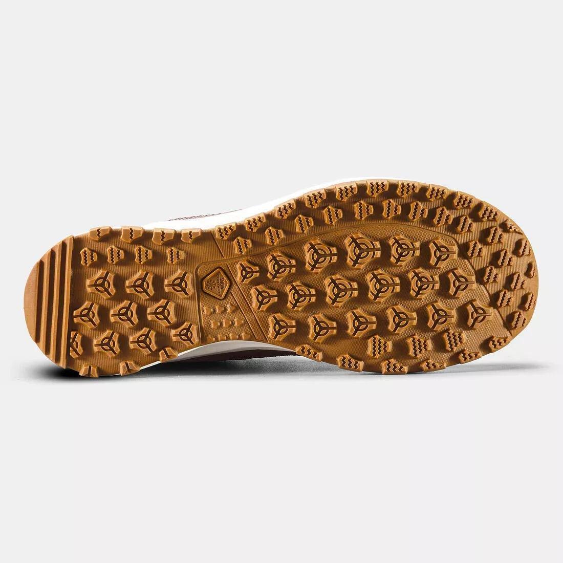Women Warm Waterproof Hiking Boots - NH500 Mid, Brown, No Color, large image number 11