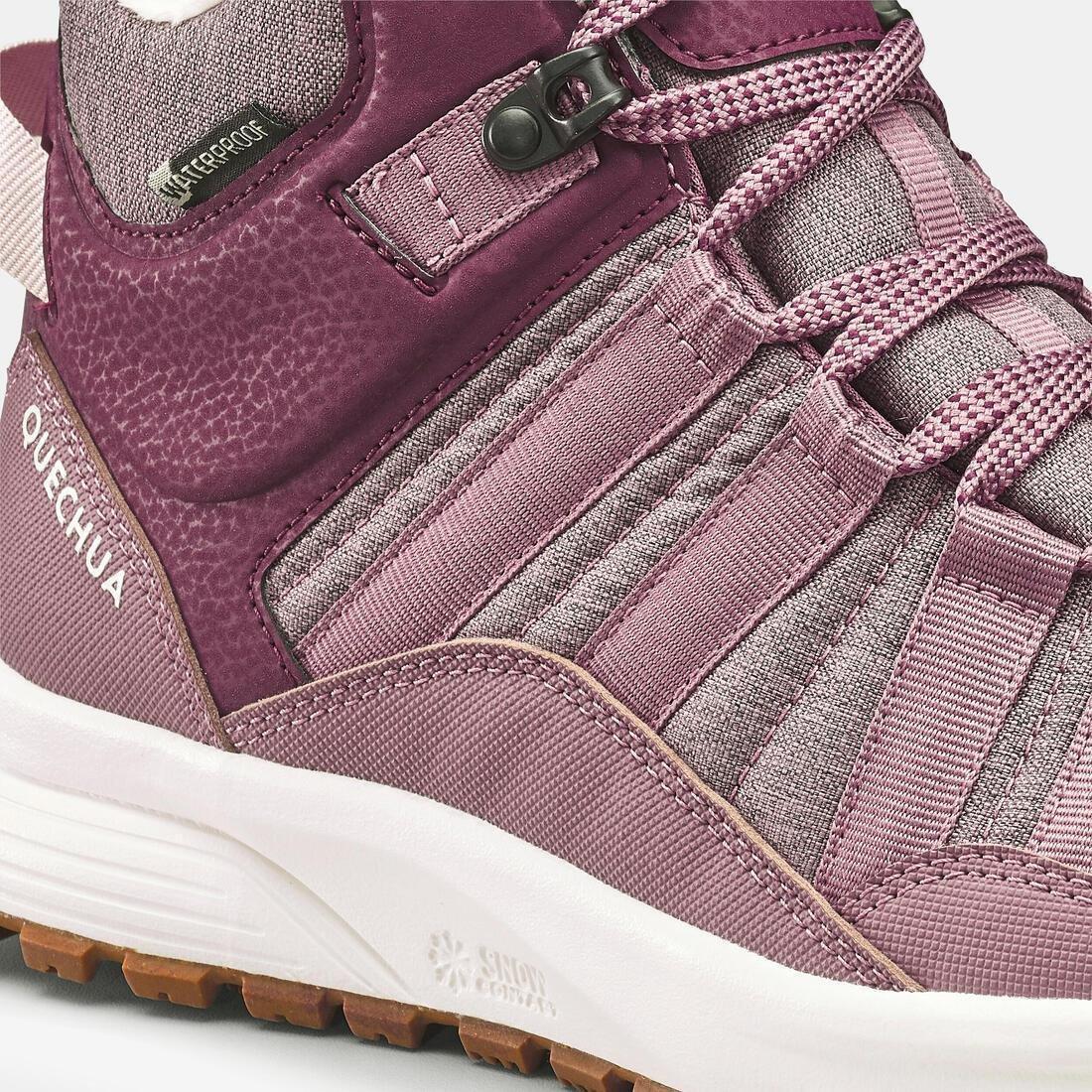 Women Sports Shoes, SH500 Mid Bordeaux, , large image number 14