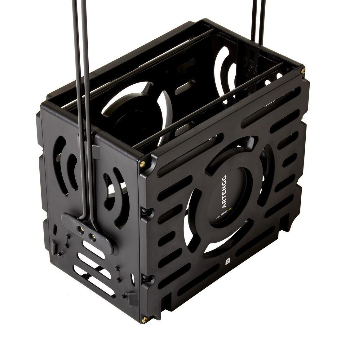 Tennis Ball Basket, Black, No Color, large image number 2