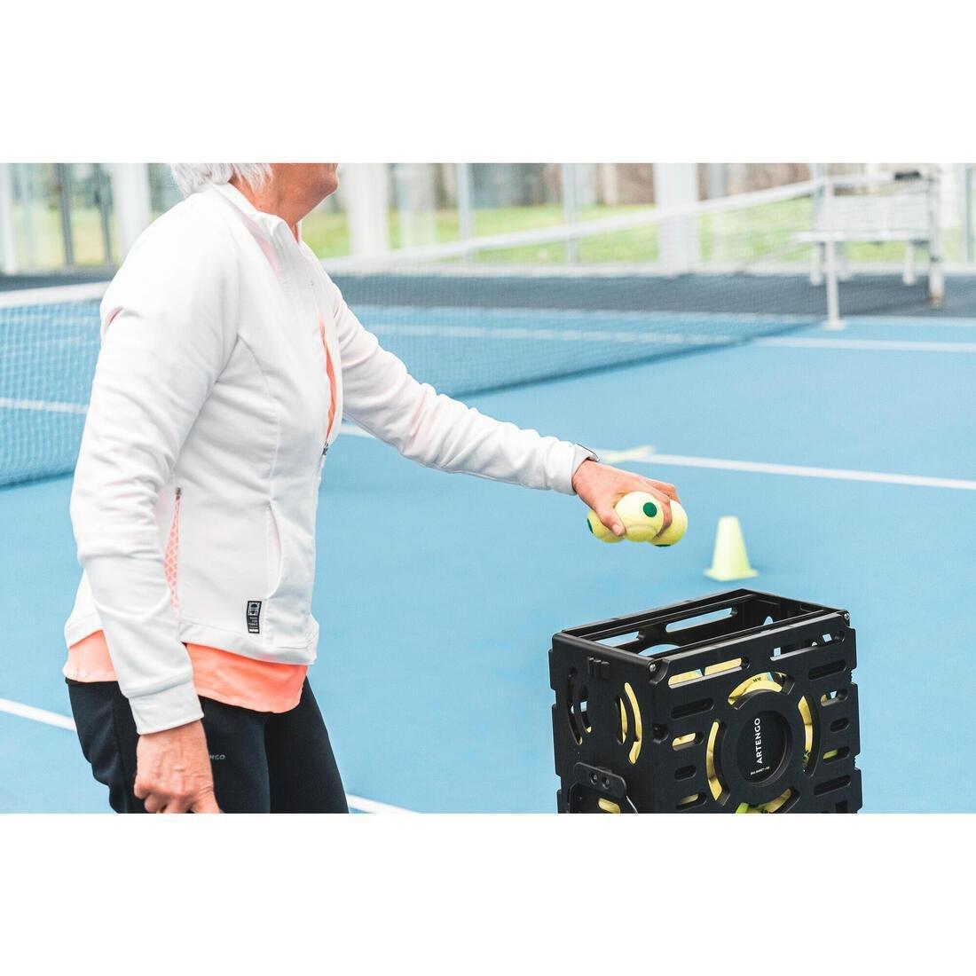 Tennis Ball Basket, Black, No Color, large image number 4