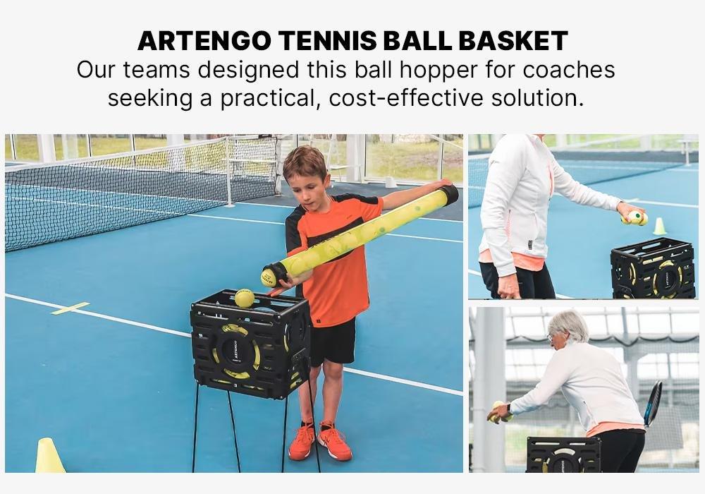 Tennis Ball Basket, Black, No Color, large image number 12