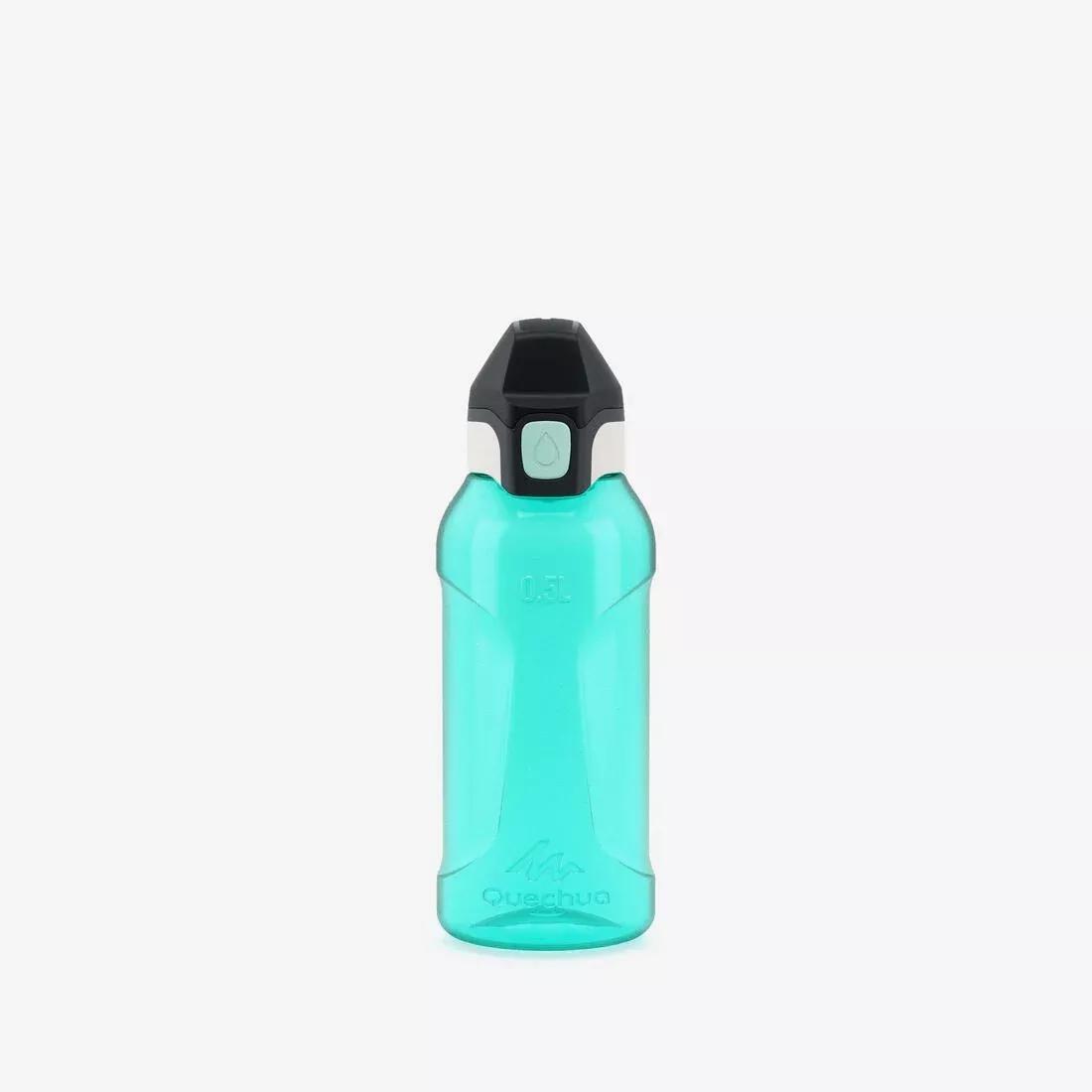 Kids Unisex Stain. Steel Water Flask 500 With Instant Stopper For Hiking - 0.5 L Ecozen, Blue, No Color, medium