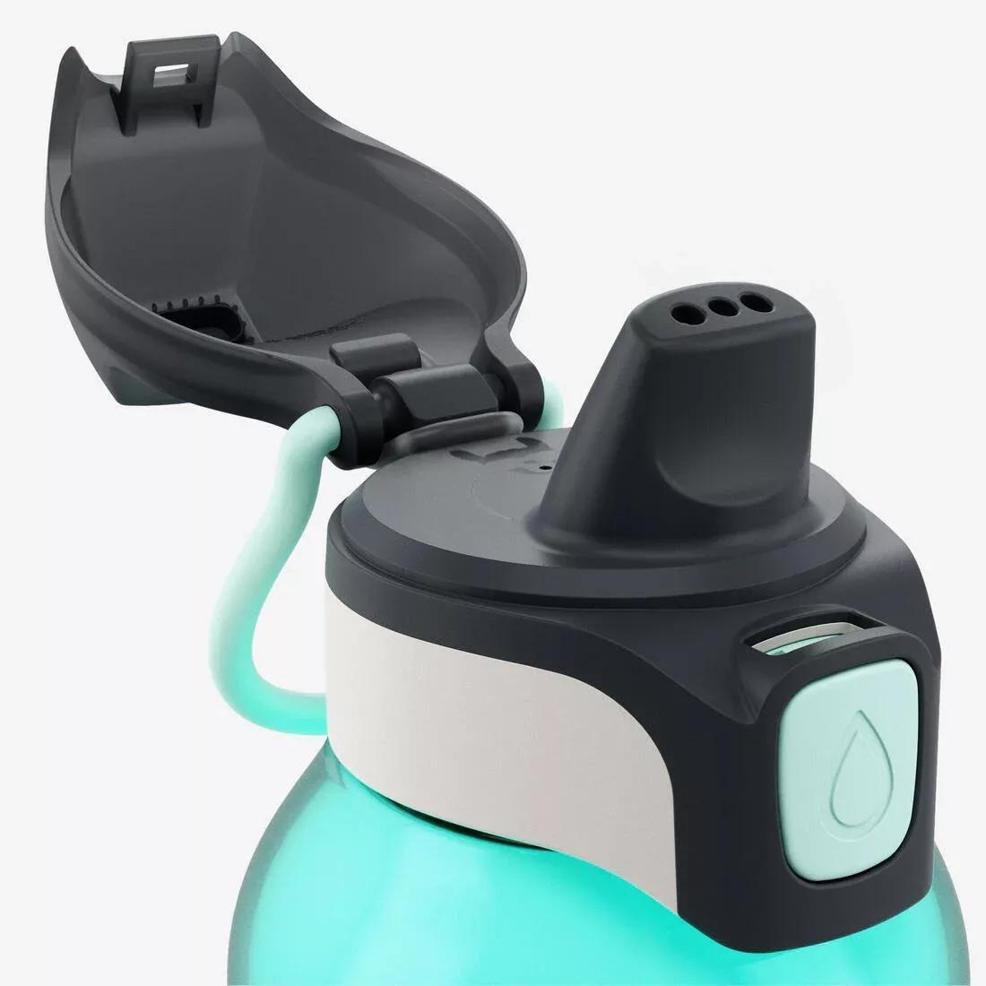 Kids Unisex Stain. Steel Water Flask 500 With Instant Stopper For Hiking - 0.5 L Ecozen, Blue, No Color, large image number 3