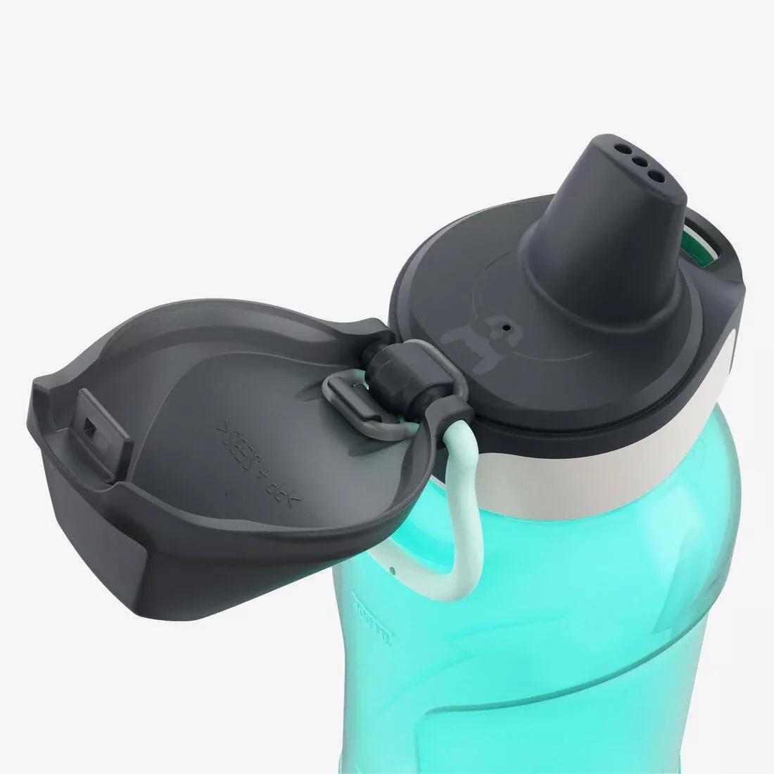 Kids Unisex Stain. Steel Water Flask 500 With Instant Stopper For Hiking - 0.5 L Ecozen, Blue, No Color, large image number 4