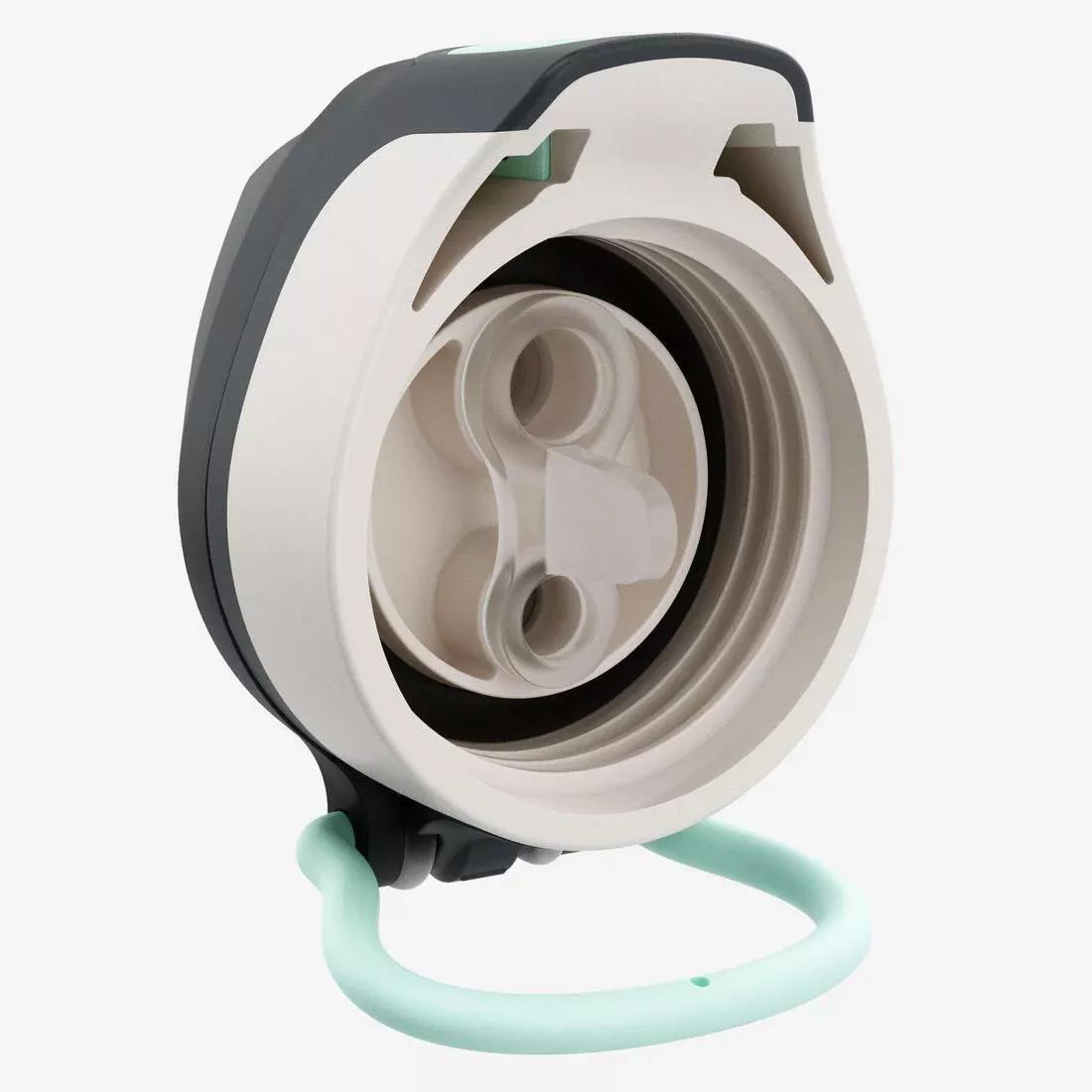 Kids Unisex Stain. Steel Water Flask 500 With Instant Stopper For Hiking - 0.5 L Ecozen, Blue, No Color, large image number 5