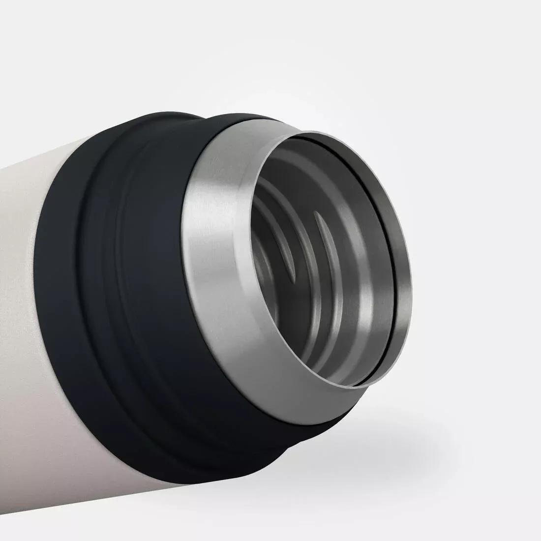 0.4 L insulated stainless steel bottle with tea filter, for hiking and camping, Beige, No Color, large image number 5