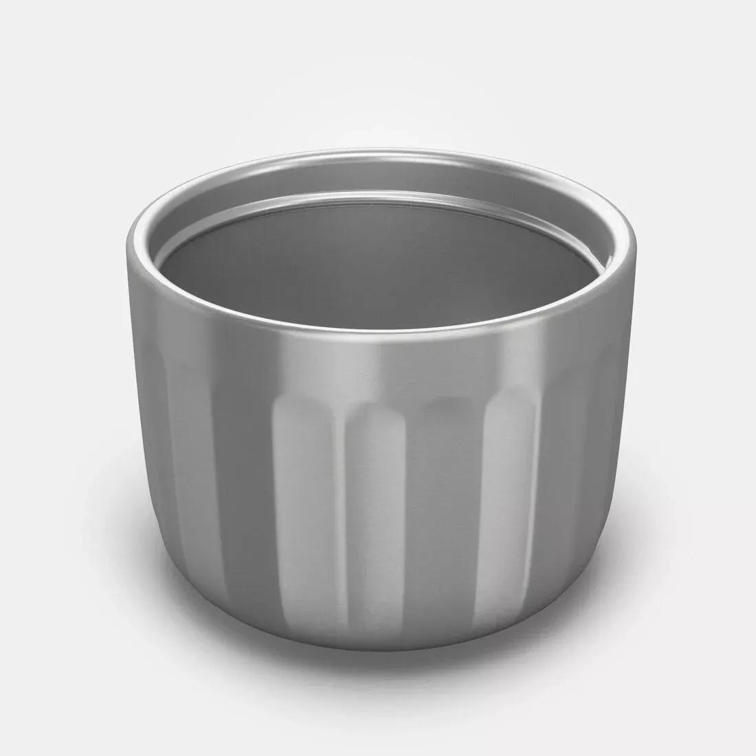 0.4 L insulated stainless steel bottle with tea filter, for hiking and camping, Beige, No Color, large image number 9