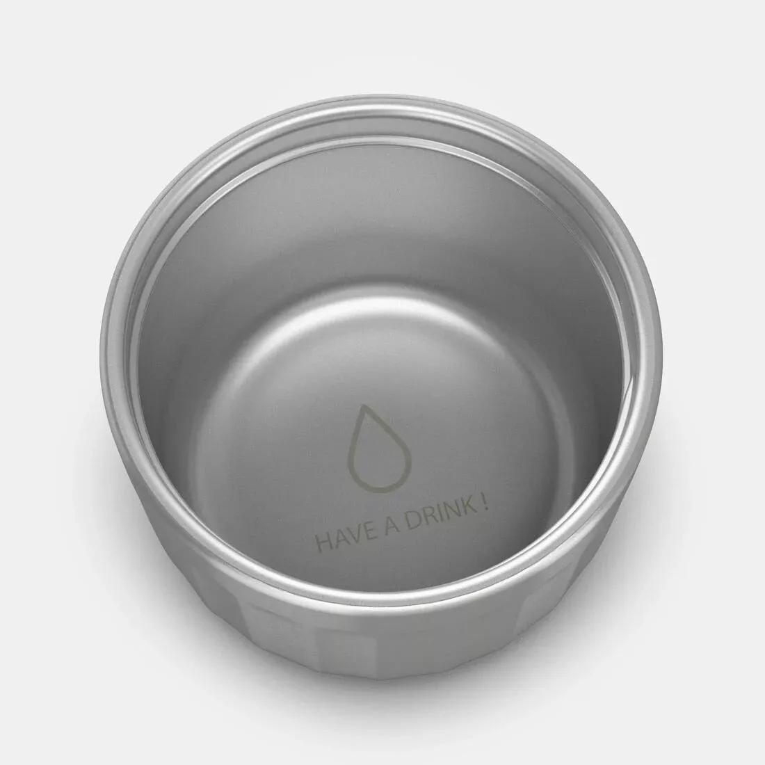 0.4 L insulated stainless steel bottle with tea filter, for hiking and camping, Beige, No Color, large image number 10