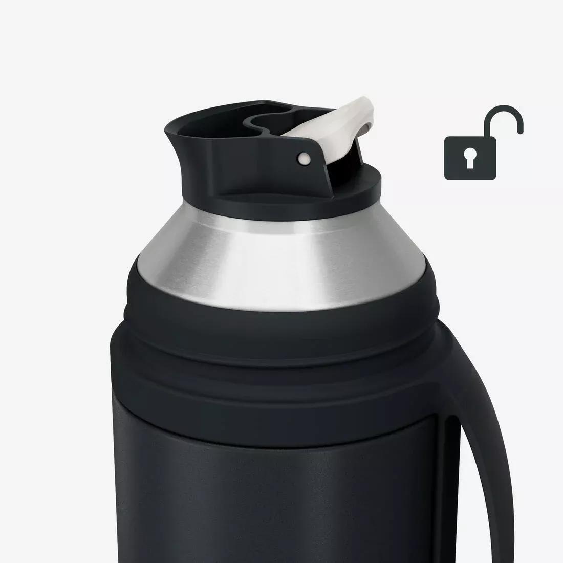 0.7 L insulated stainless steel bottle with tea filter, for hiking and camping, Grey, No Color, large image number 5