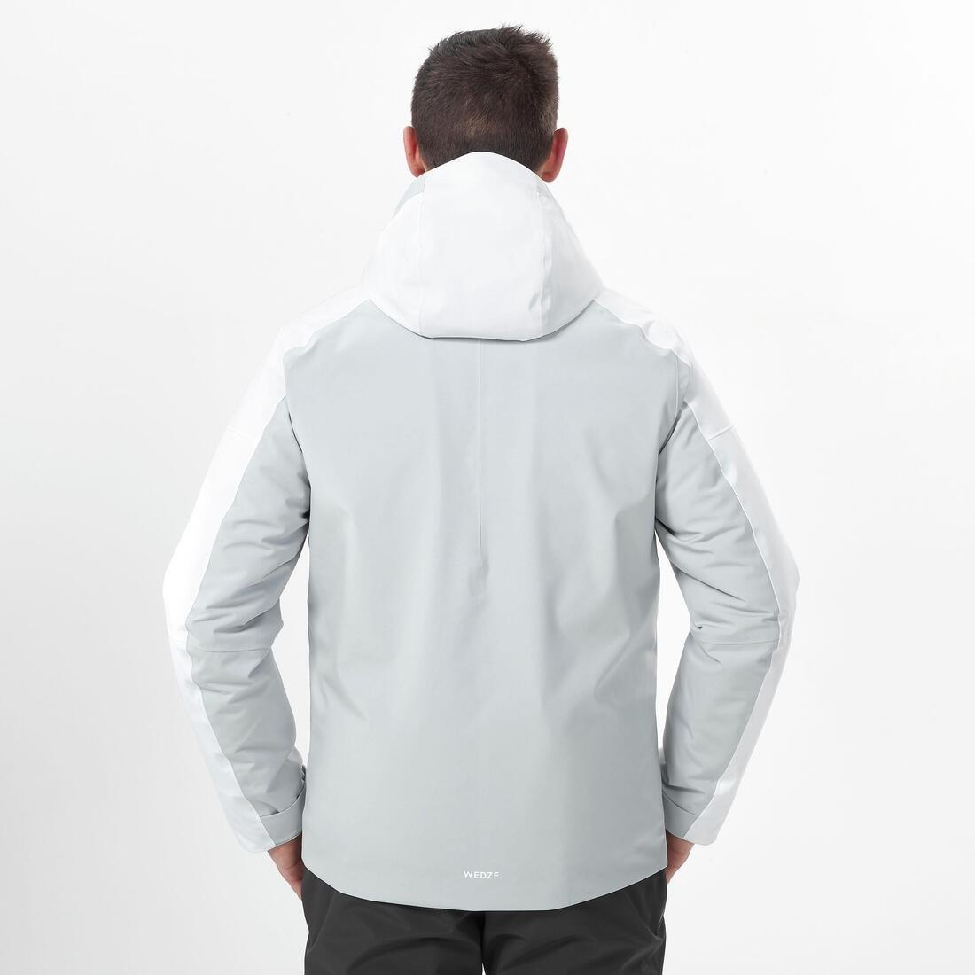 Men Warm Ski Jacket - 500, Grey, , large image number 11