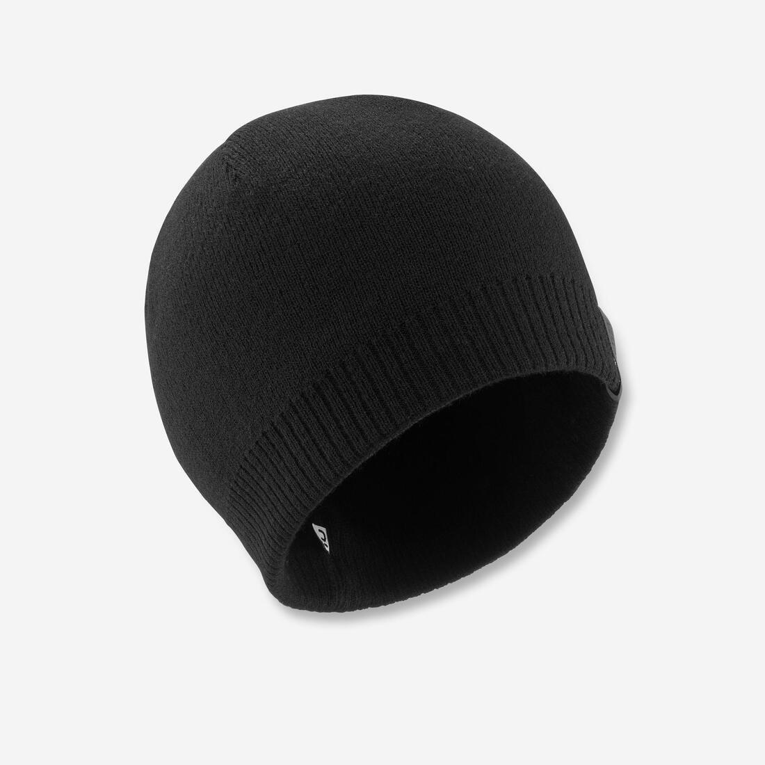 Skiing Hat - Simple, Black, No Color, large image number 0