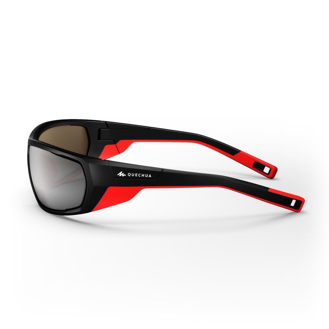 Adult Hiking Sunglasses Category 4 Polarised MH570, Black, No Color, large image number 4
