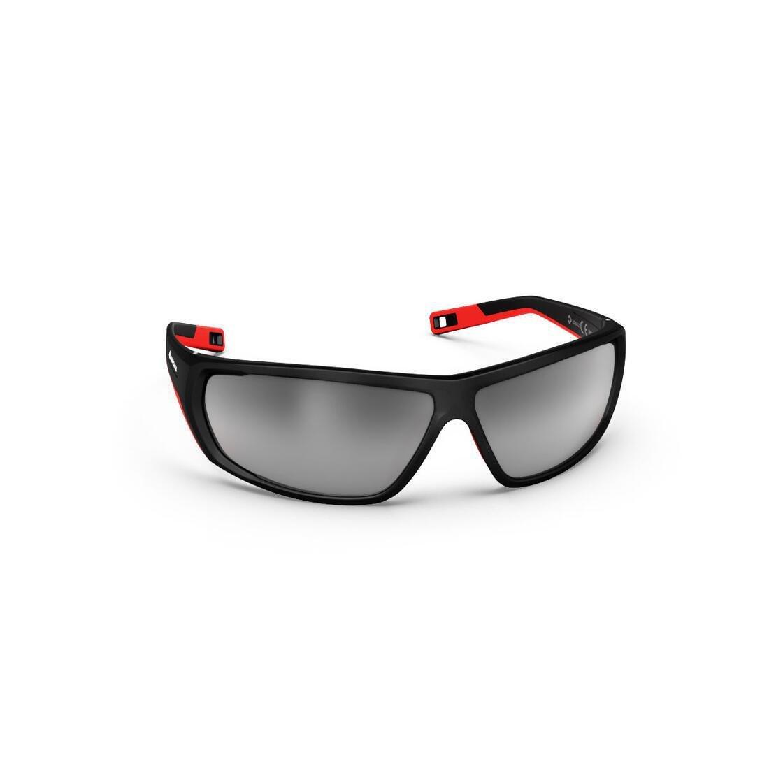 QUECHUA - Adult Hiking Sunglasses Category 4 Polarised MH570, Black