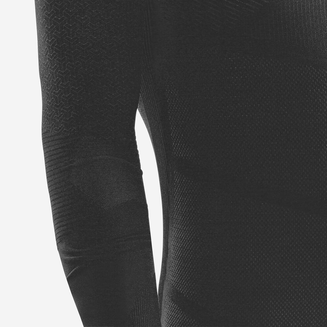 KIPSTA - Unisex Long-Sleeved Thermal Base Layer Top - Keepdry 500, Black