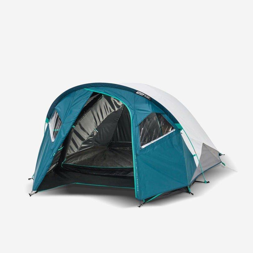 QUECHUA - Camping Tent- Mh100 Xl 3-P, Black