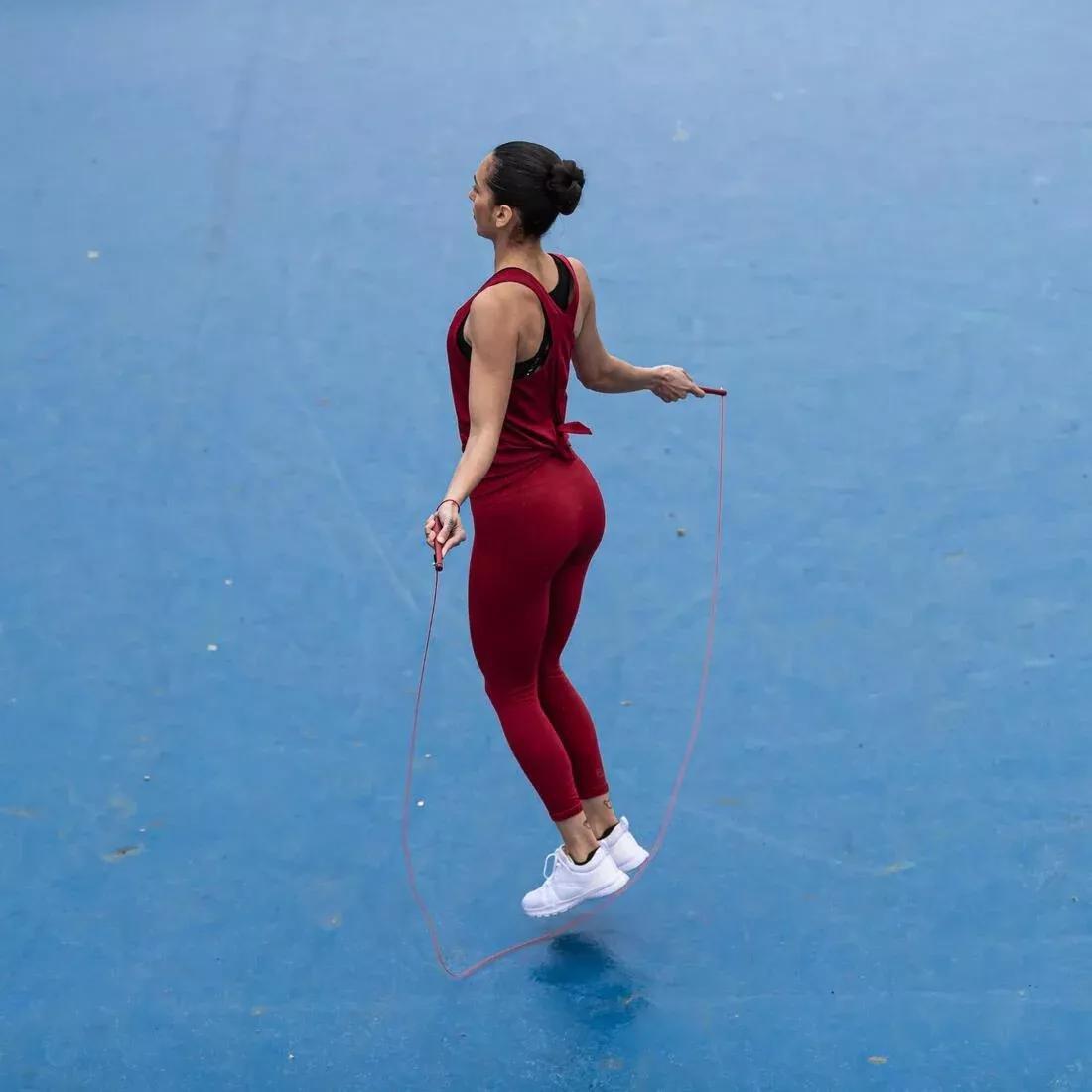 DOMYOS - Speed Skipping Rope, Burgundy