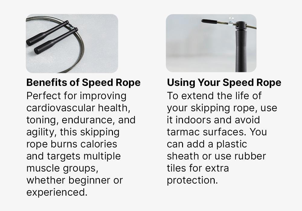 Speed Skipping Rope, Black, No Color, large image number 17