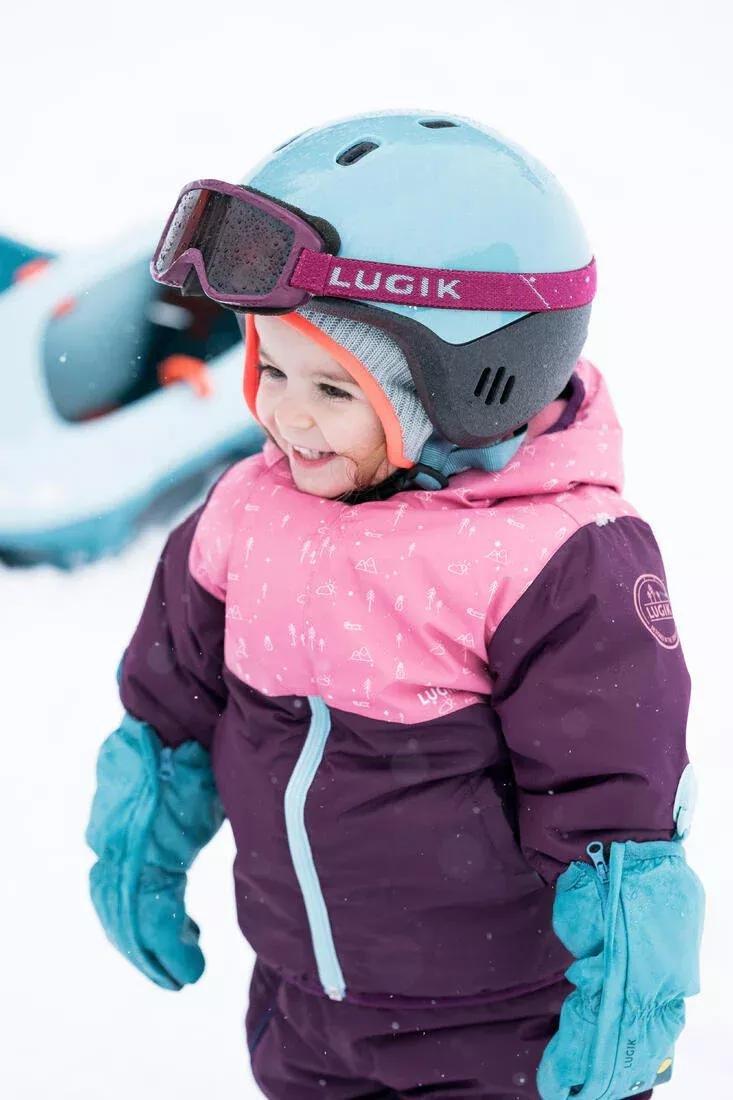 Baby Ski Jacket - 500 Warm, Purple, No Color, large image number 7