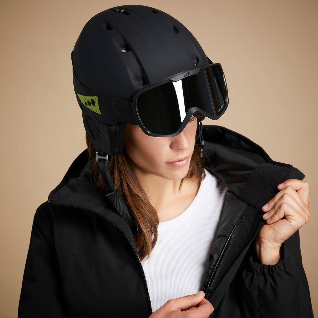 Women Ski Jacket 100, Black, , large image number 3