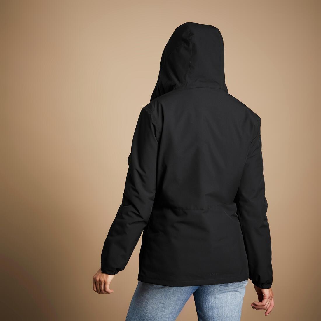 Women Ski Jacket 100, Black, No Color, large image number 4